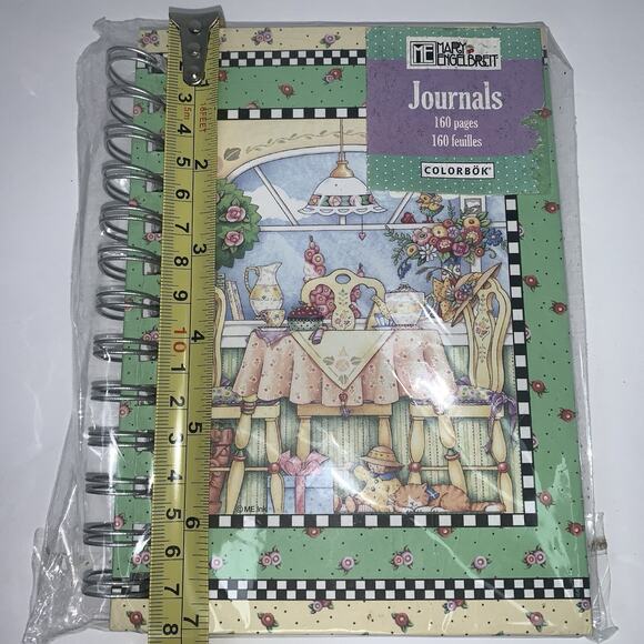 Mary Engelbreit Tea Party Journal 160 Pages Spiral Bound New in Packaging - Picture 10 of 11